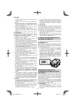 Preview for 34 page of HIKOKI CR 36DA Handling Instructions Manual