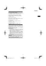 Preview for 41 page of HIKOKI CR 36DA Handling Instructions Manual