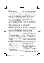 Preview for 46 page of HIKOKI CR 36DA Handling Instructions Manual