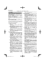 Preview for 56 page of HIKOKI CR 36DA Handling Instructions Manual