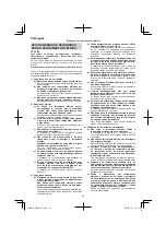 Preview for 80 page of HIKOKI CR 36DA Handling Instructions Manual