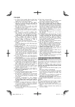 Preview for 82 page of HIKOKI CR 36DA Handling Instructions Manual