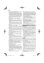 Preview for 106 page of HIKOKI CR 36DA Handling Instructions Manual