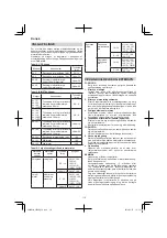 Preview for 112 page of HIKOKI CR 36DA Handling Instructions Manual