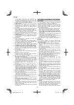 Preview for 118 page of HIKOKI CR 36DA Handling Instructions Manual