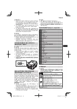 Preview for 131 page of HIKOKI CR 36DA Handling Instructions Manual