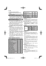 Preview for 134 page of HIKOKI CR 36DA Handling Instructions Manual