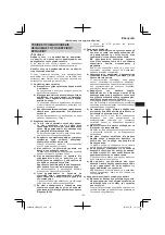 Preview for 139 page of HIKOKI CR 36DA Handling Instructions Manual