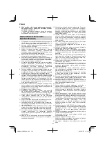 Preview for 154 page of HIKOKI CR 36DA Handling Instructions Manual