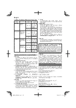 Preview for 174 page of HIKOKI CR 36DA Handling Instructions Manual