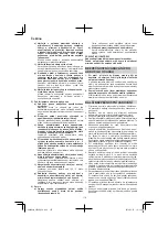 Preview for 178 page of HIKOKI CR 36DA Handling Instructions Manual