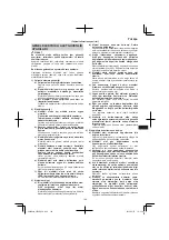 Preview for 189 page of HIKOKI CR 36DA Handling Instructions Manual