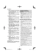 Preview for 214 page of HIKOKI CR 36DA Handling Instructions Manual