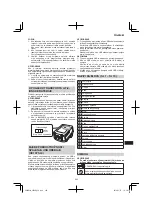 Preview for 265 page of HIKOKI CR 36DA Handling Instructions Manual