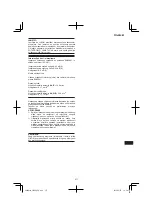 Preview for 271 page of HIKOKI CR 36DA Handling Instructions Manual