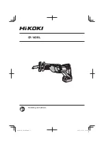 HIKOKI CR18DBL Handling Instructions Manual preview