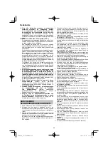 Preview for 62 page of HIKOKI CS 3630DB Handling Instructions Manual