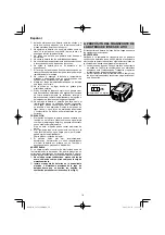 Preview for 78 page of HIKOKI CS 3630DB Handling Instructions Manual