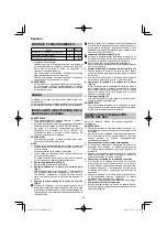 Preview for 80 page of HIKOKI CS 3630DB Handling Instructions Manual