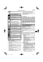 Preview for 189 page of HIKOKI CS 3630DB Handling Instructions Manual