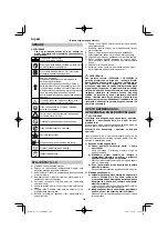 Preview for 264 page of HIKOKI CS 3630DB Handling Instructions Manual