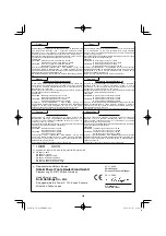 Preview for 299 page of HIKOKI CS 3630DB Handling Instructions Manual