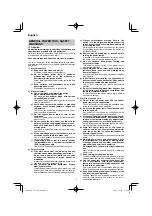 Preview for 6 page of HIKOKI CV 12DA Handling Instructions Manual