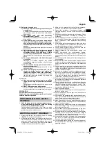 Preview for 7 page of HIKOKI CV 12DA Handling Instructions Manual