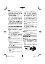 Preview for 8 page of HIKOKI CV 12DA Handling Instructions Manual