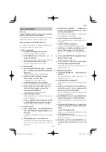 Preview for 33 page of HIKOKI CV 12DA Handling Instructions Manual