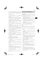 Preview for 35 page of HIKOKI CV 12DA Handling Instructions Manual