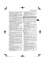 Preview for 43 page of HIKOKI CV 12DA Handling Instructions Manual