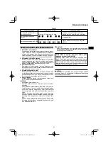 Preview for 47 page of HIKOKI CV 12DA Handling Instructions Manual