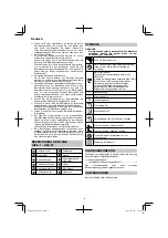 Preview for 8 page of HIKOKI D 10VC3 Handling Instructions Manual