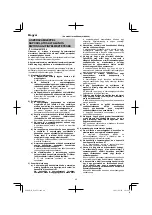 Preview for 46 page of HIKOKI D 10VC3 Handling Instructions Manual