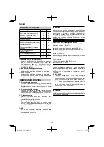 Preview for 78 page of HIKOKI D 10VC3 Handling Instructions Manual