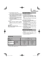 Preview for 7 page of HIKOKI D 13VH Handling Instructions Manual