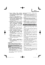 Предварительный просмотр 19 страницы HIKOKI D 6SH Handling Instructions Manual