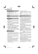 Предварительный просмотр 40 страницы HIKOKI D 6SH Handling Instructions Manual