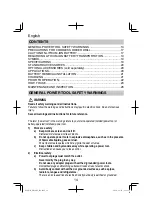 Preview for 14 page of HIKOKI DB 10DL Handling Instructions Manual