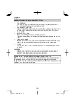 Preview for 26 page of HIKOKI DB 10DL Handling Instructions Manual