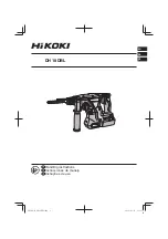 HIKOKI DH 18DBL Handling Instructions Manual preview