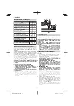 Preview for 20 page of HIKOKI DH 18DBL Handling Instructions Manual