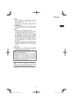 Preview for 21 page of HIKOKI DH 18DBL Handling Instructions Manual