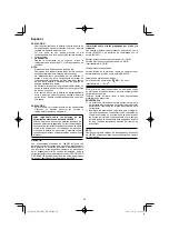 Preview for 60 page of HIKOKI DH 18DPA Handing Instructions