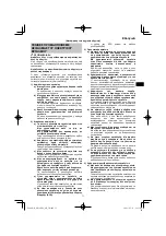 Preview for 71 page of HIKOKI DH 18DPA Handing Instructions