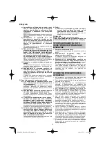 Preview for 72 page of HIKOKI DH 18DPA Handing Instructions