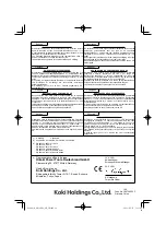 Preview for 88 page of HIKOKI DH 18DPA Handing Instructions