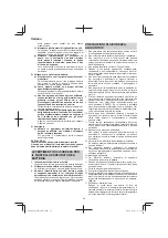 Preview for 36 page of HIKOKI DH 18DPC Handling Instructions Manual