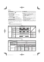 Preview for 88 page of HIKOKI DH 18DPC Handling Instructions Manual